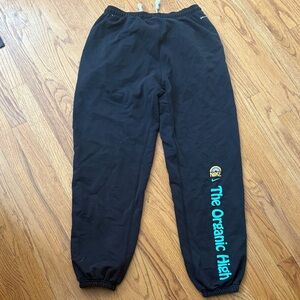 Nike Men’s Black Joggers with Teal Accents